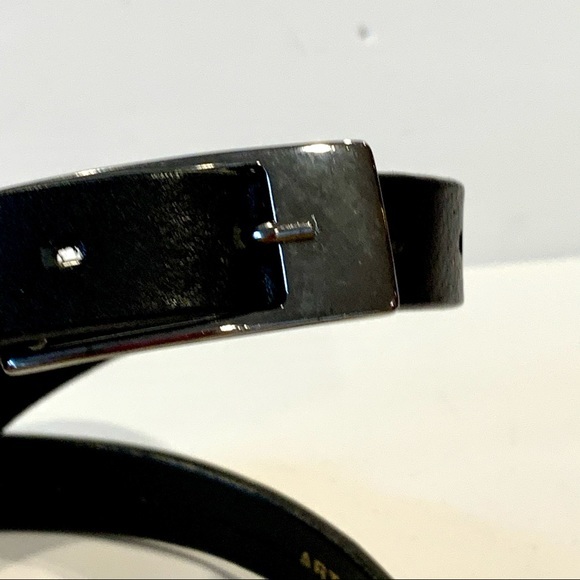 Araldi Genuine Black Leather Belt‎ M - Picture 3 of 8
